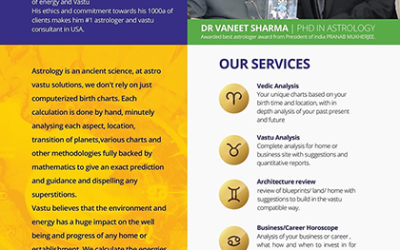 Astrologer & Vastu Consultant Dr. Vaneet Shamra of ASTRO VASTU SOLUTION